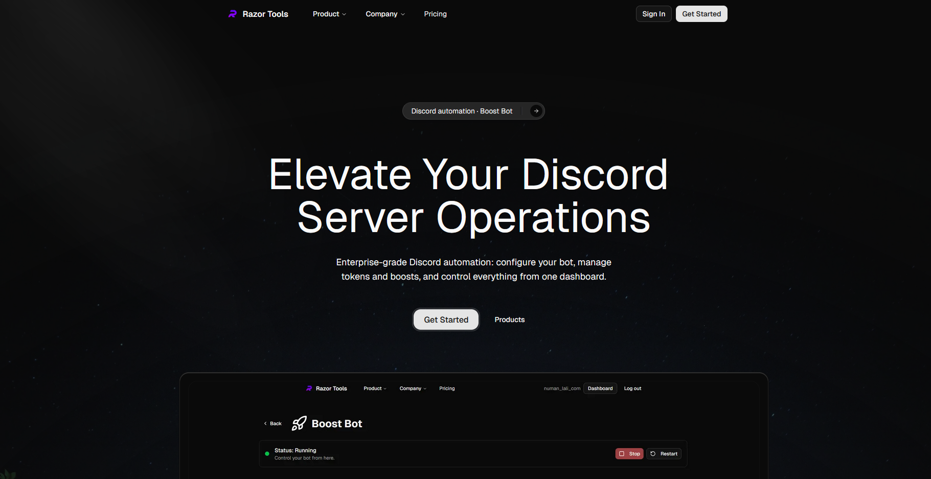 Razor Tools – Elevate Your Discord Server Operations